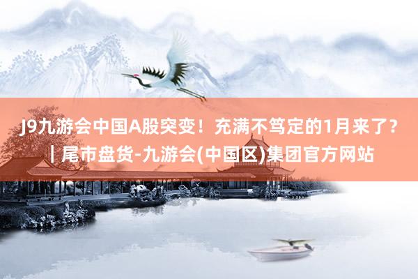 J9九游会中国A股突变!充满不笃定的1月来了?|尾市盘货-九游会(中国区)集团官方网站