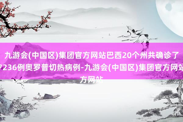 九游会(中国区)集团官方网站巴西20个州共确诊了7236例奥罗普切热病例-九游会(中国区)集团官方网站
